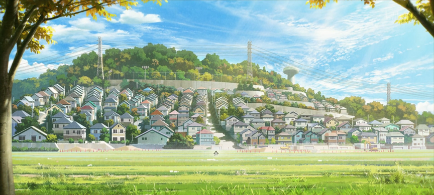 门外的草坪